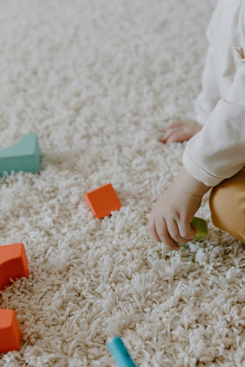 Toddler playing